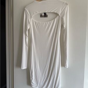 Naked Wardrobe Long Sleeve Dress